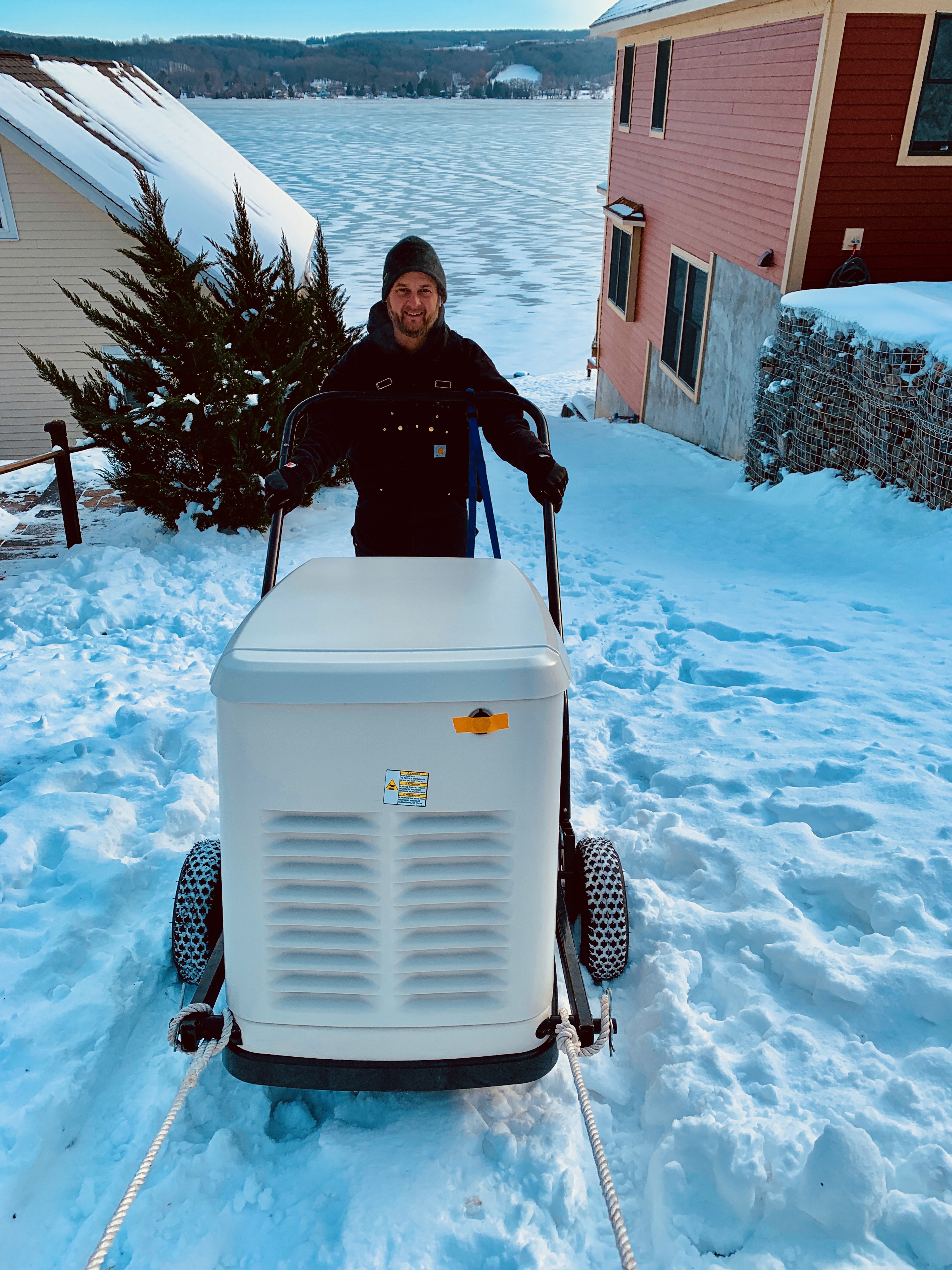 We work 12 months a year  in all 4 seasons during Rain or Snoe any size Residential and Commercial